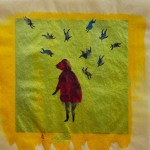 Ailadi Cortelletti, “Broken Principles, No.10,”acrylic on joss paper, 34 x 34cm, 2013