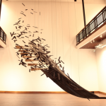 Bridge, stainless steel, 800 x 160 x 360 cm, 2006