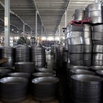 Assembly Line-06, video mute, 1:00 mins x 3 screens, 2012