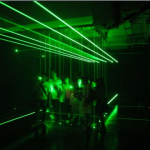 Unpredictable, laser, smoke, iron, electric shock, cylinder, controller, air pump, size variable，2010