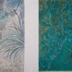 肖像练习, Op.56, “伴着你” 丙烯色, 矿物色, 铅笔, 数码打印, A4打印纸, 宣纸, 66 x 33cm, 2011