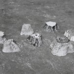 Portrait of a Tree, plaster and ink, 10 x 10 x 5 cm, 2012 