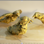 在科举考试的路上… 电线, 宣纸, 胶水, 蜂蜡，尺寸可变， 2012