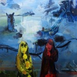 姜国哲，"冰淇淋," 布面油画，150 x 120cm, 2011