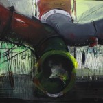 姜国哲"泉," 布面油画, 75 x 55cm, 2012