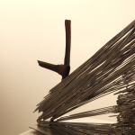 Captured rhino, stainless steel，270 x 90 x 100 cm, 2012