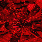 V - world, laser, stainless steel, smoke, size variable，2012