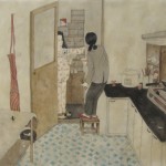 浪漫的人，画轴在宣纸， 750 x 33 cm, 2010