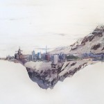 Robert Davis, In the Bleak Midwinter, mixed media, 75cm X 54.5cm, 2012