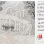 Wang Taocheng, Sister, pencil and Chinese ink, 180 × 33cm, 2009