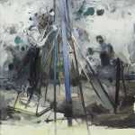 “翅膀,” 油画, 70 x 70, 2012