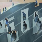 Zheng Wenxin, “Smile,” oil and acrylic on canvas, 90 X 135cm, 2011 oil and acrylic on canvas, 2011