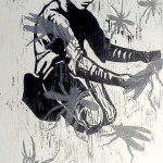 Monika Lin, “Exemplar No.11,” woodcuts on fabriano paper, 24cm x 22cm, 2013 