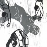 Monika Lin, “Exemplar No.17,” woodcuts on fabriano paper, 24cm x 22cm, 2013  