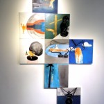 郑文昕,“黑洞,” 油画和丙烯, 60 x 60cm, 2011