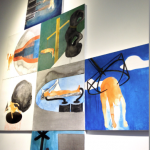 郑文昕,“黑洞,” 油画和丙烯, 60 x 60cm, 2011