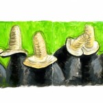 张灏，帽子戏法， 艺术家书内页，28.6 x 24.3 x 2.3 cm，150页，2013