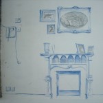 Tao Damin, Remains Window, installation, acrylic and water color, found objects, dimensions variable, 2014 Tao Damin, Remains Window, installation, acrylic and water color, found objects, dimensions variable, 2014