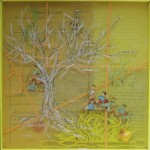 Monika Lin, Memory Boxes 4, found objects, resin, found box, 37 x 11.5 x 10cm, 2014 Monika Lin, Memory Boxes 4, found objects, resin, found box, 37 x 11.5 x 10cm, 2014