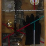 Monika Lin, Memory Boxes 5, found objects, resin, found box, 37 x 11.5 x 10cm, 2014 Monika Lin, Memory Boxes 5, found objects, resin, found box, 37 x 11.5 x 10cm, 2014